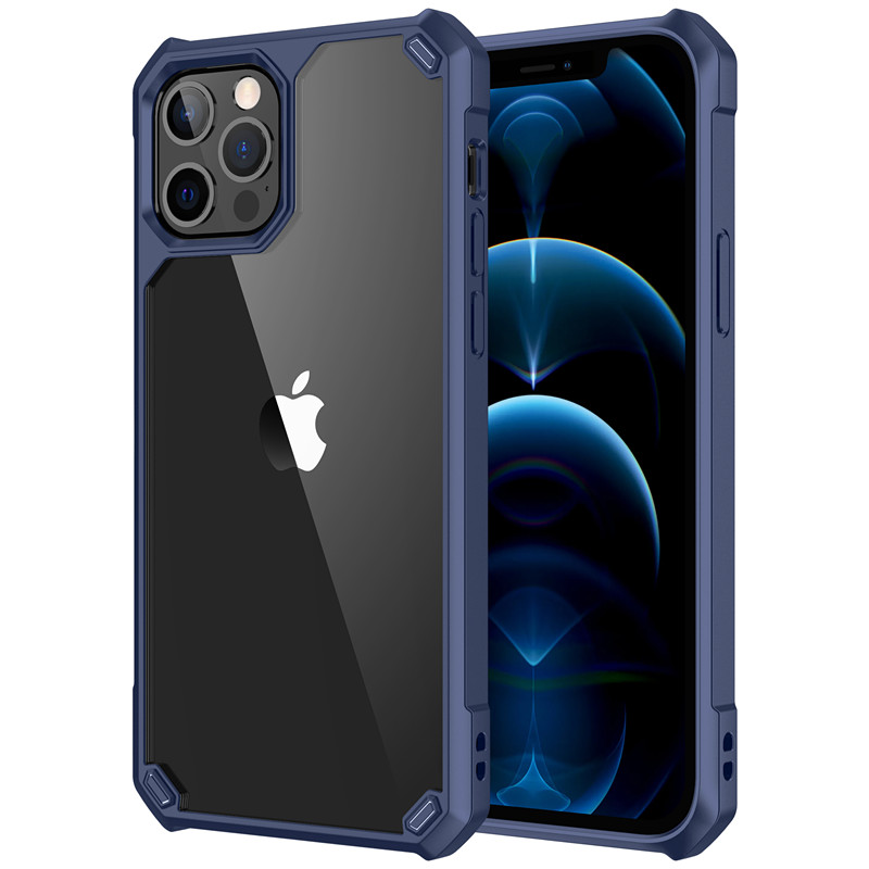 Convient pour l'iPhone 12pro, un étui de protection militaire en service lourd, un boîtier solide à l'épreuve des chocs