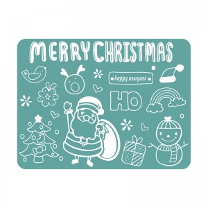 Placemat portable pour enfants pour table de salle à mangernon glissée en silicone Placemats pour enfants Baby Toddlers Enfants