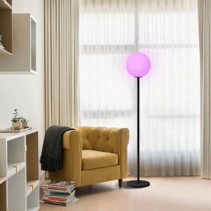 Lampadaire RVB moderne avec gradation pour le salon chambre à coucher à la chambre à coucher décor de la lampe d\'adme Dimmable avec télécommande