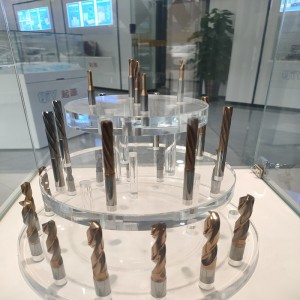 Perceuse en acier en tungstène enduit