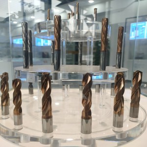 Perceuse en acier en tungstène enduit