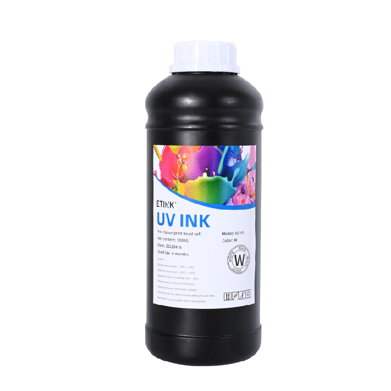 L'encre souple dirigée par des UV convient à la tête d'impression Epson pour imprimer PVC TPU