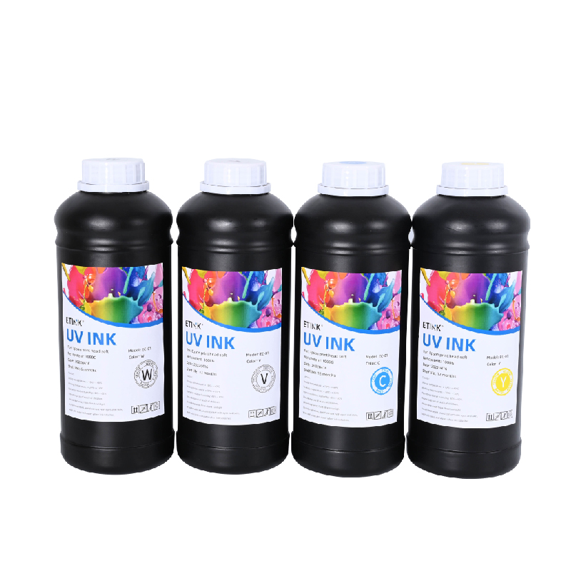 L'encre souple dirigée par des UV convient à la tête d'impression Epson pour imprimer PVC TPU