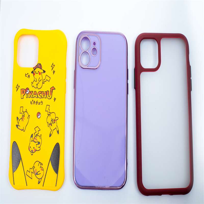 Étui de téléphone en plastique acrylique transparent