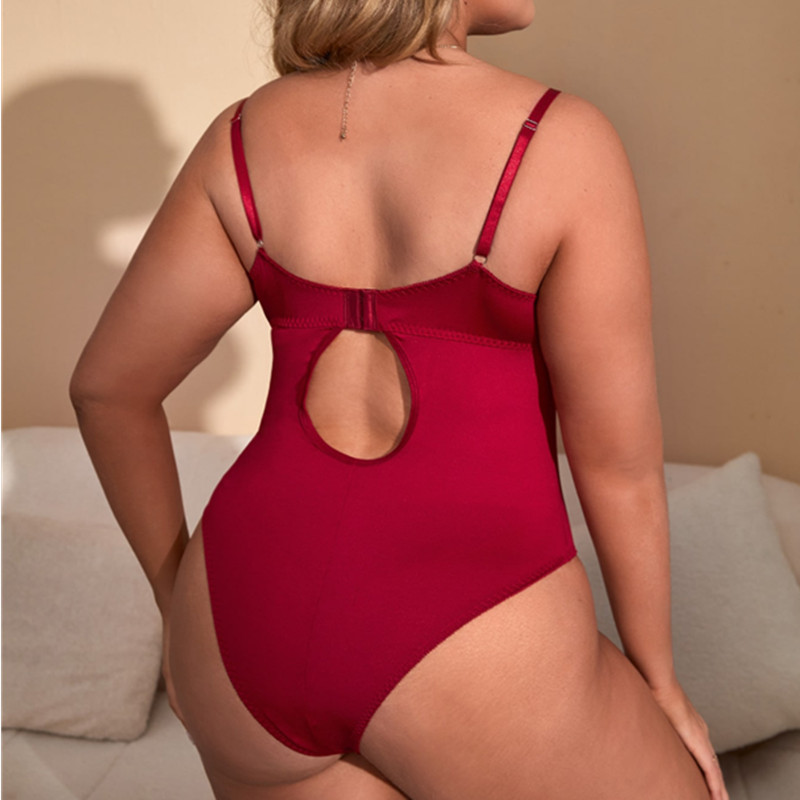 Insérer en dentelle BodySuit sexy harnais Teddies and Bustiers avec garniture en dentelle