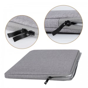 Couverture du sac à manches pour ordinateur portable en feutre en feuilles de feuille en feuilles de feu