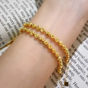 Bracelet de perle d\'or 18K Prêt à expédier