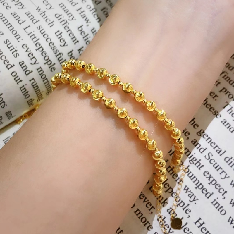 Bracelet de perle d'or 18K Prêt à expédier