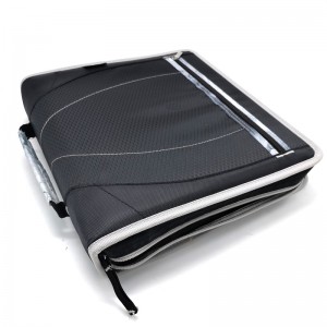 Binder à fermeture éclair de 13 pouces-3 anneaux liants à fermeture éclair pour l\'école, taille de lettrenylon 3 anneau de liant 2 pouces