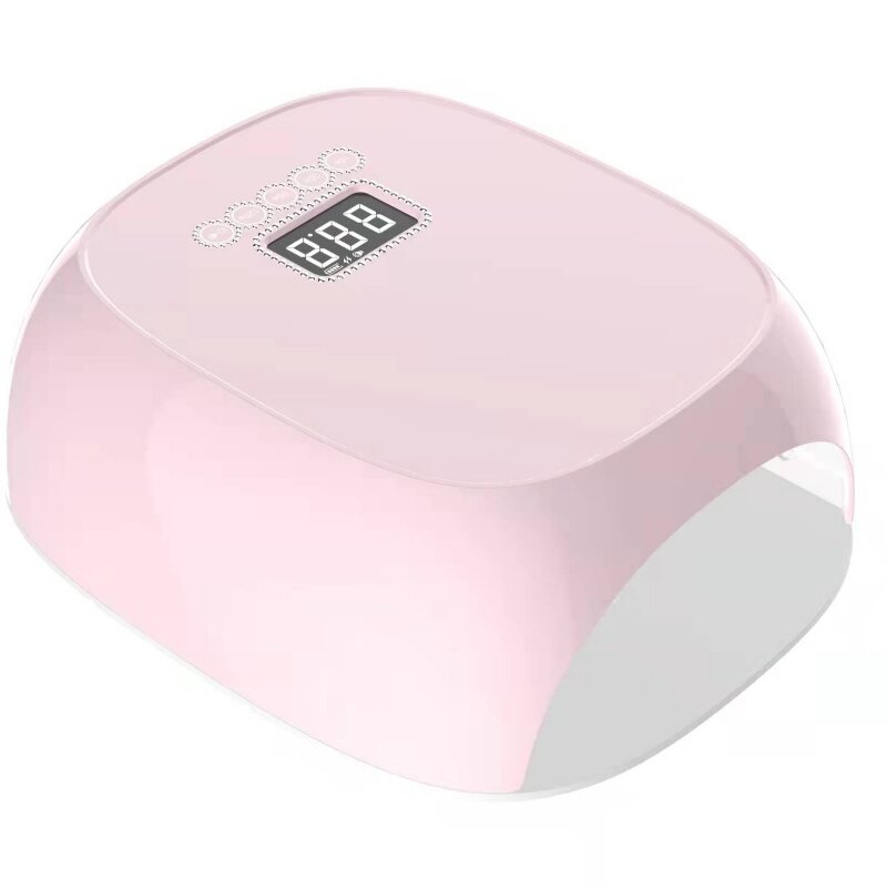 M&r 801pro lampe à ongles LED sans fil, sèche-linge sans fil, 72W Lumière à ongles LED rechargeable, GEL PORTABLE LED LED LED avec capteur de réglage de la minuterie et écran LCD vert