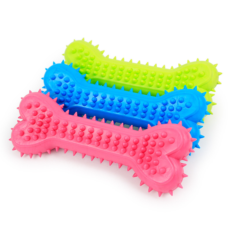 Balle promotionnelle en gros multifonction en silicone interactive pour animaux de compagnie