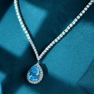 Collier de diamant complet de luxe haut de gamme
