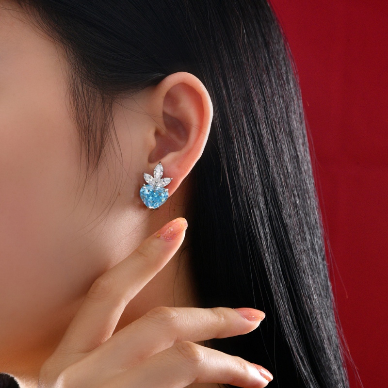 Clip d'oreille en forme de cœur en forme de cœur