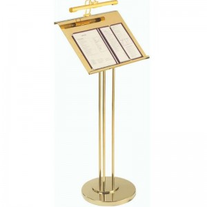 Rack d\'affichage de marque de hall de restaurant du restaurant hôtelier.