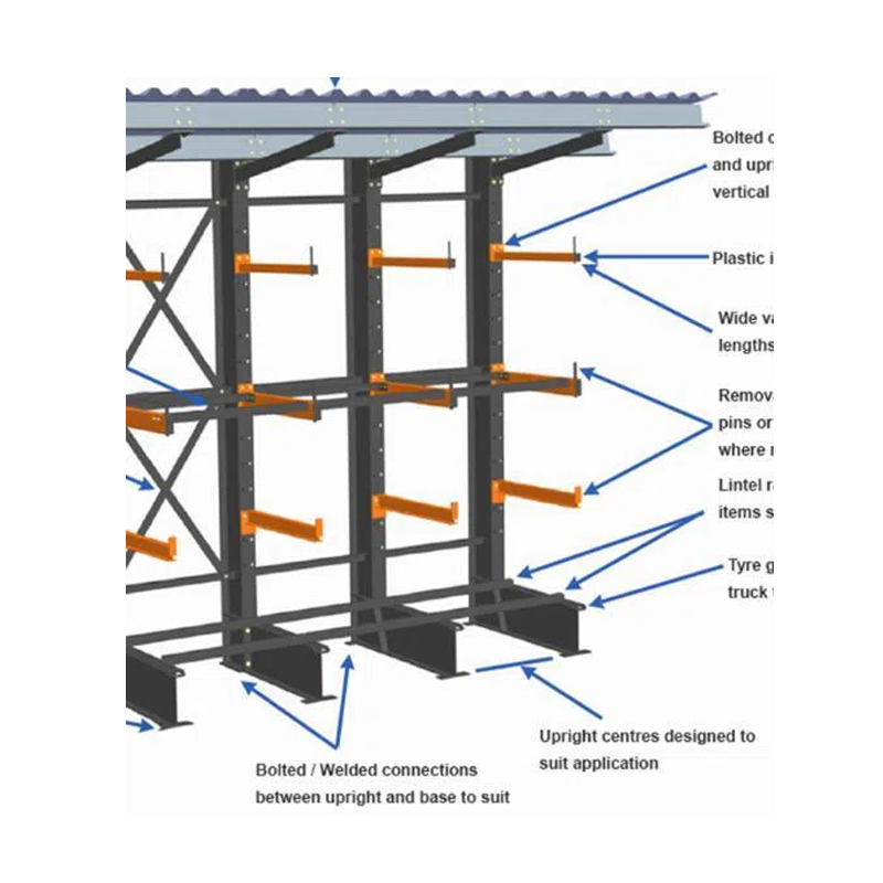 Base de rack en porte-à-faux