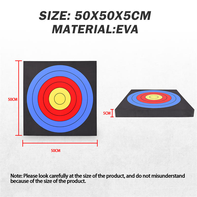 Elongarrow 50 * 50 * 5cm EVA Target Arbory ​​Target pour les archers de Bow