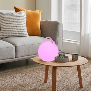 lampe de table de chevet d\'atmosphère colorée LED avec poignée de commande tactile de charge sans fil lampe de table moderne avec haut-parleurs