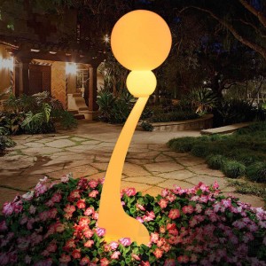 LED ARRÉPRÉPORT DES LUMIÈRES DE LA PLADAGE POUR LA DÉCORAGE DE JARDIN EXTÉRIEUR, Color Changeable RVB LED Lampes debout pour la décoration de Thanksgiving de Noël, Mains Powered
