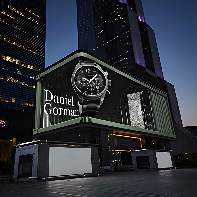 IWC New Top Gun Naked Eye 3D Creative Outdoor Advertising lancé