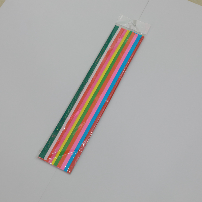 Papier à crêpe multicolore