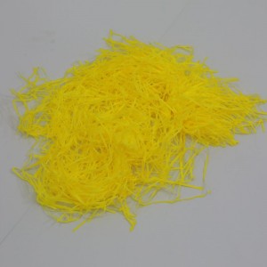 Papier râpé à la gaieté de remplissage jaune