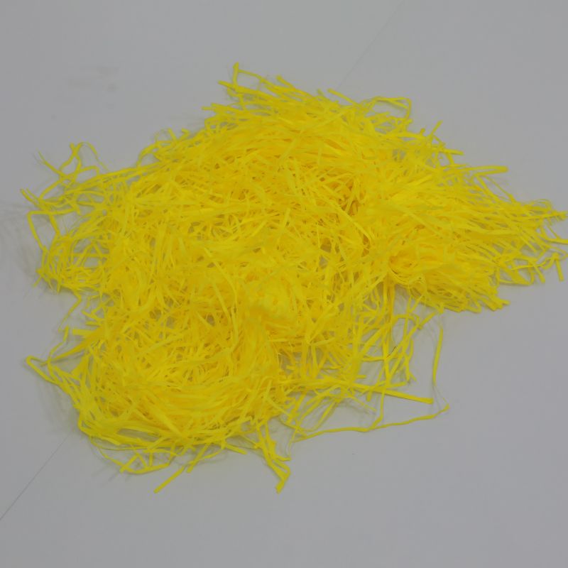 Papier râpé à la gaieté de remplissage jaune