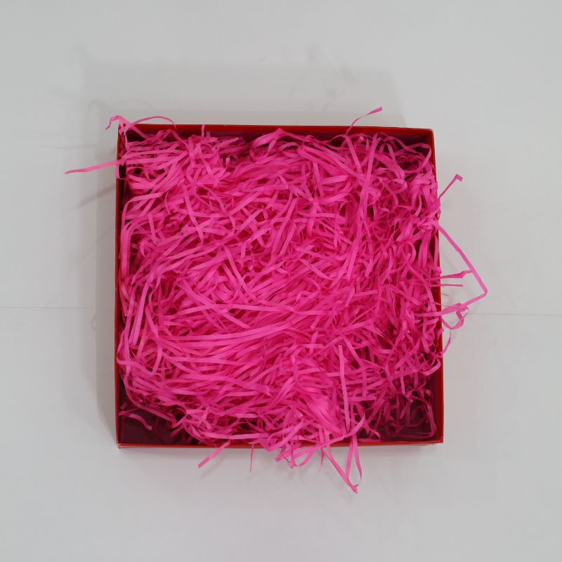 Papier râpé rose raccourci rose
