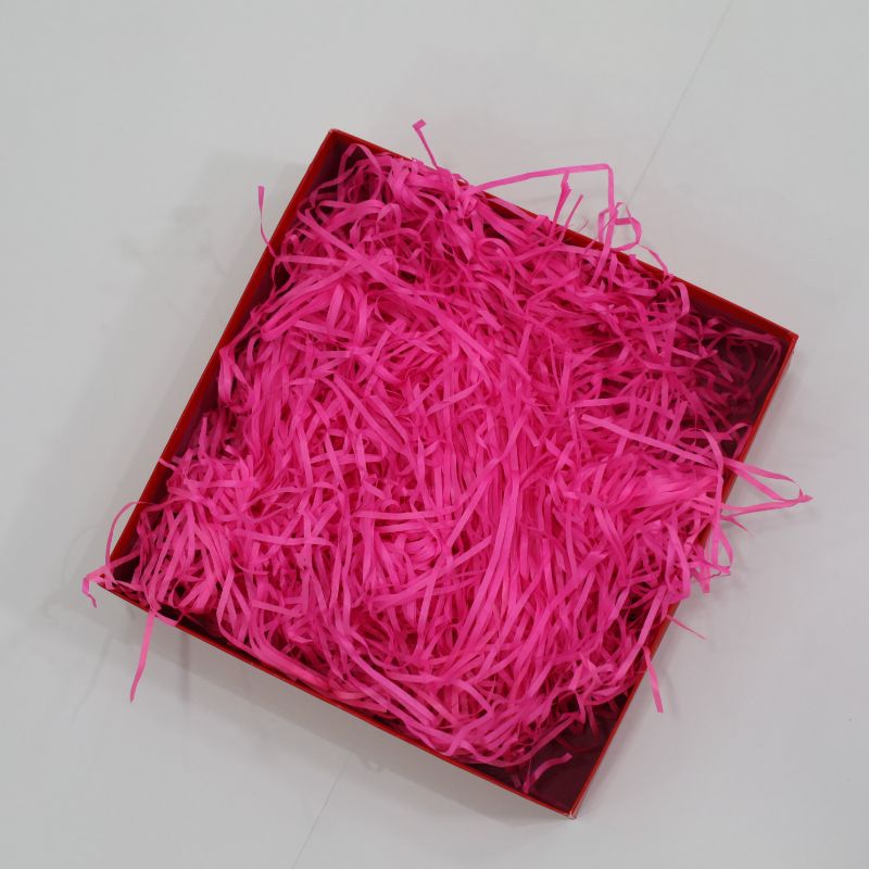 Papier râpé rose raccourci rose