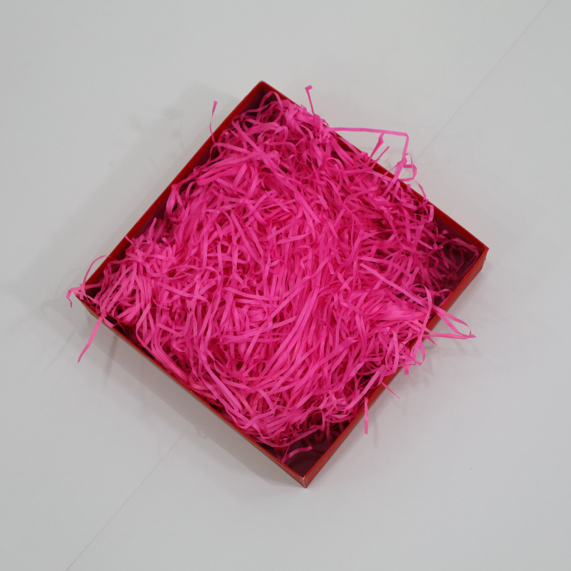 Papier râpé rose raccourci rose