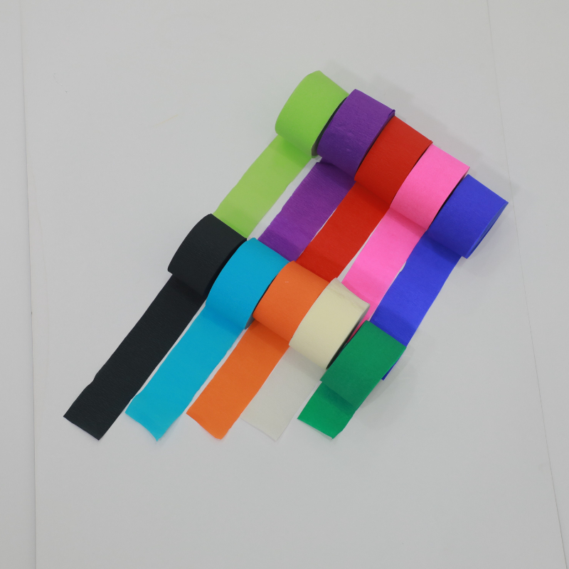 Streamers en papier en crêpe - Great stretch&facile à tordre, pour le mariage, anniversaire, douchenuptiale, Noël, fête amusante dans la porte&décorations arc-en-ciel
