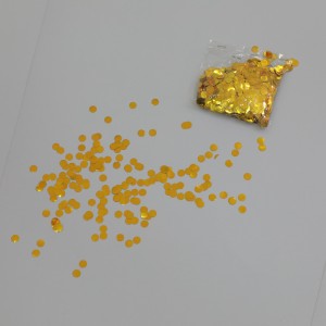 Cercles de confettis en papier de soie