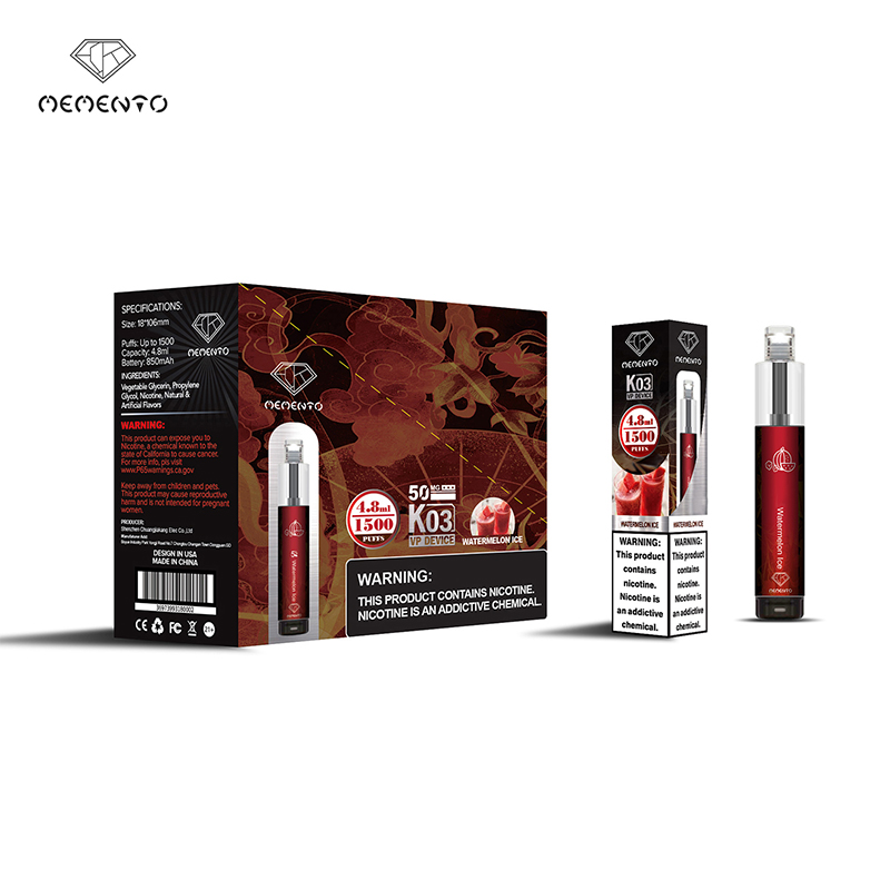 Meilleure vape Diaposable K03 1500puffs