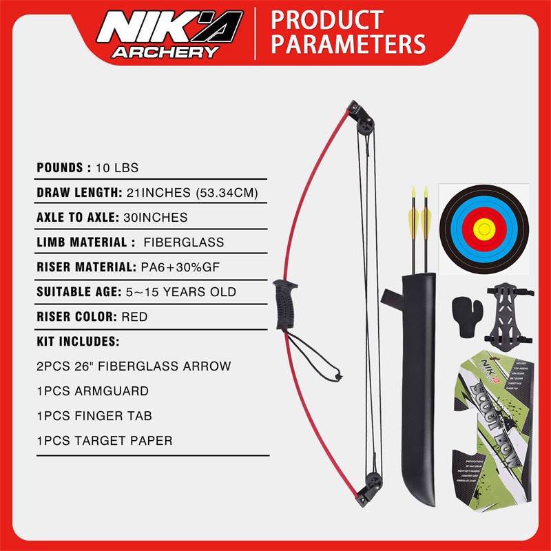 Elongarrow 210082-01 10lbs de la jeunesse arc composé pour archers