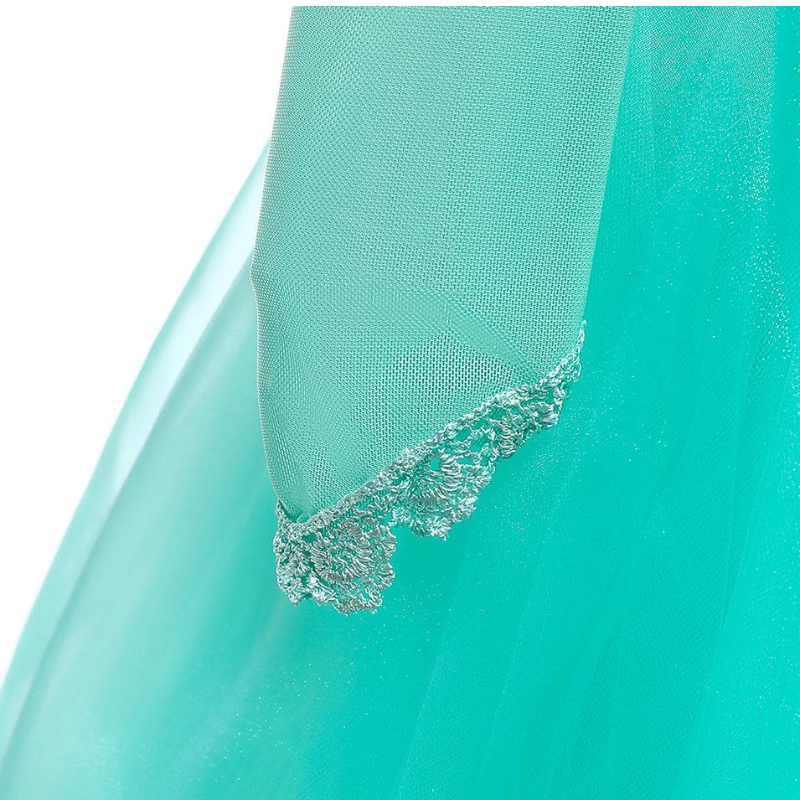 Costume de sirène Halloween pour filles princesse Ariel Robe de bal Enfants pour enfants Party Frocs Embroderie Carnaval Party Robes 3 - 14 pièces