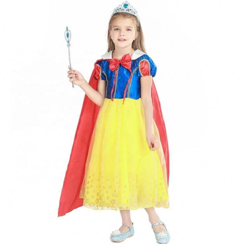 Amazon Hot Vente Nouveau Design TV&Movie Princess Cosplay Costumes Snow White Character Costumes Kid \\ 'robe