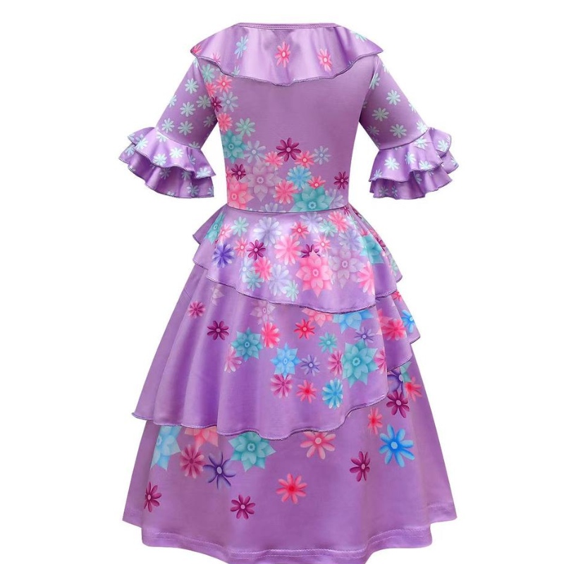 Carnival Cosplay Kids Girls Party Encanto Madrigal Tenues Halloween Mirabel Dress Costumes