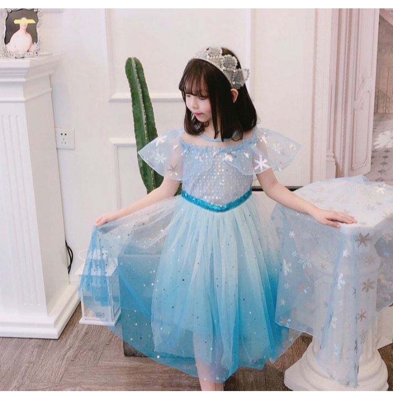 Baige Cosplay Party Dress Up Belle Princess Girls Dress Costume Princess Elsa Anna Halloween Fairy Kids Fancy Dishing BX1683