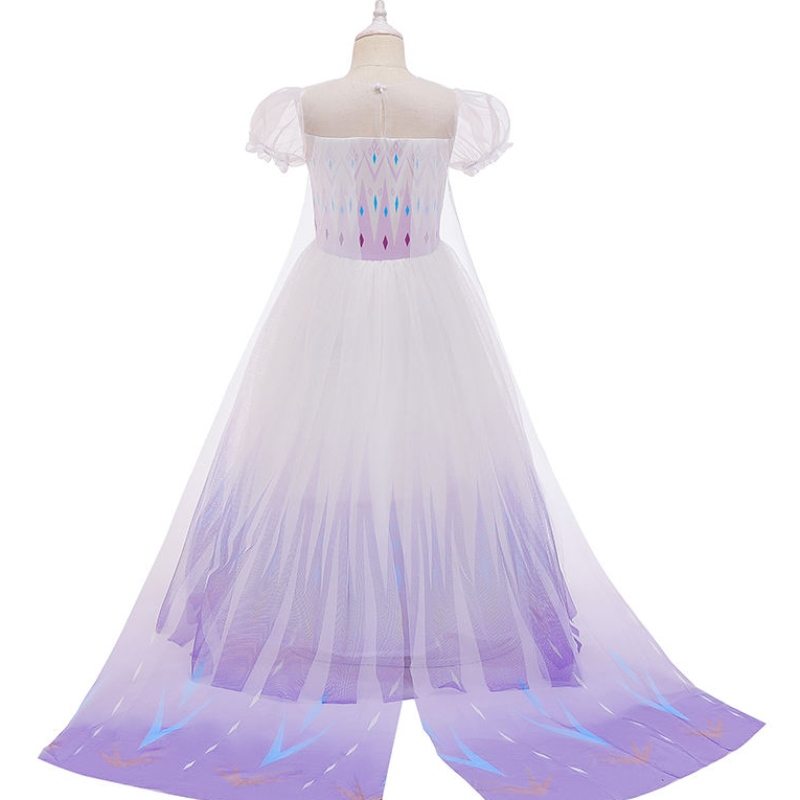 Nouvelle princesse Anna Elsa 2 Robe pour enfants Robes de fête d'anniversaire