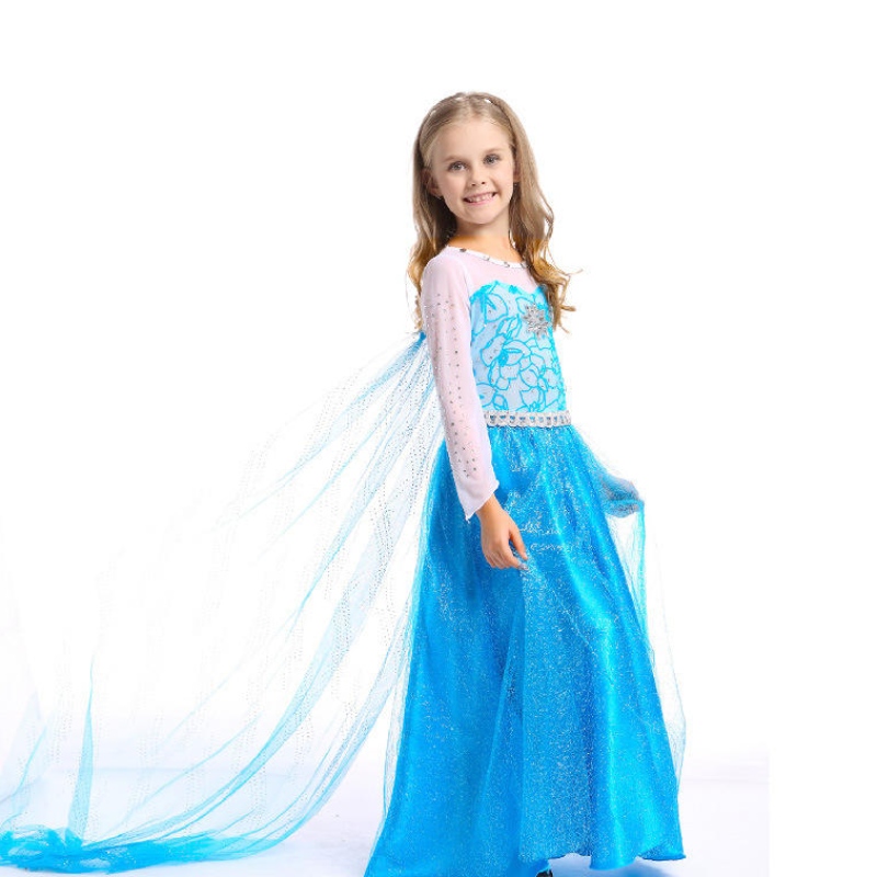 The New Aisha Party Princess Dress Girls Long Robe Aisha Princess Robe avec un ensemble complet d'accessoires