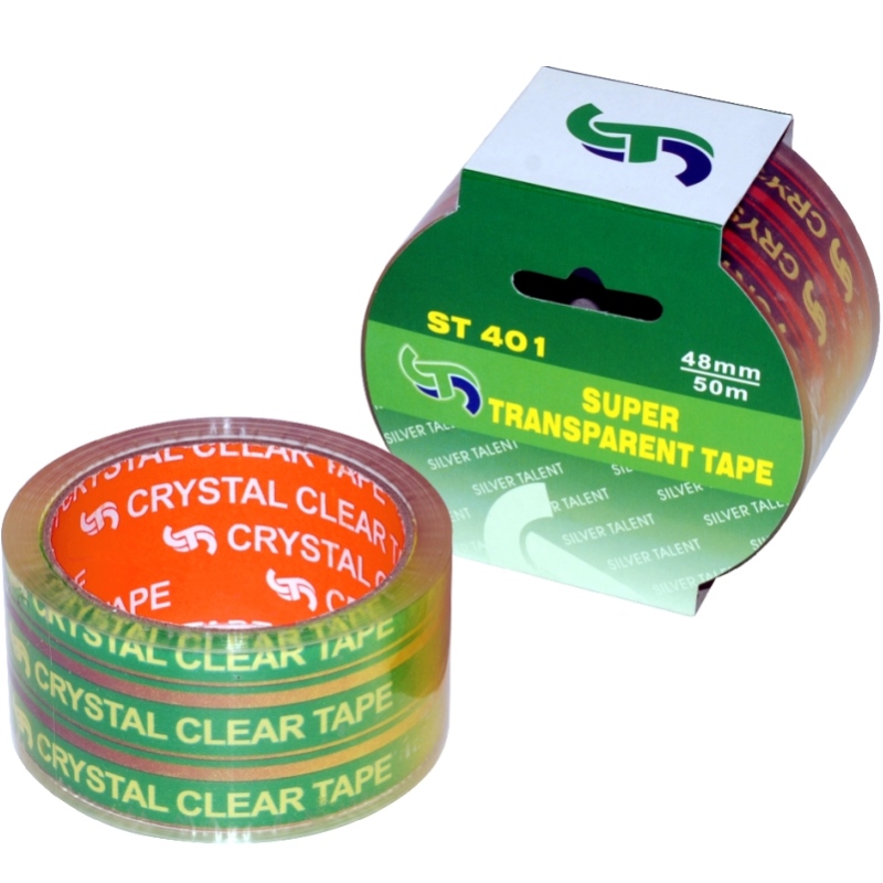 Emballage d'emballage d'adhésif en cristal Clear Emballage en papier