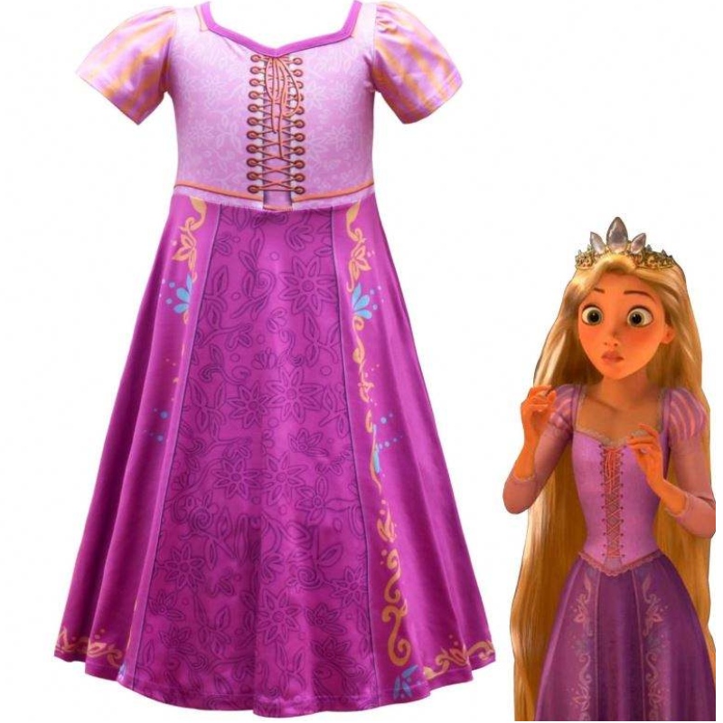 Magic Hair Rapunzel cosplay robe princess robe tv&movie cosplay costume