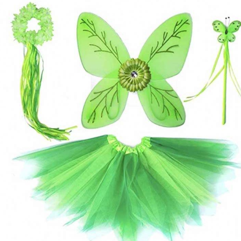 Fancy Halloween Christmas Dress Up 2-11y Little Girl Princess Tinker Bell Costume HCTB-002