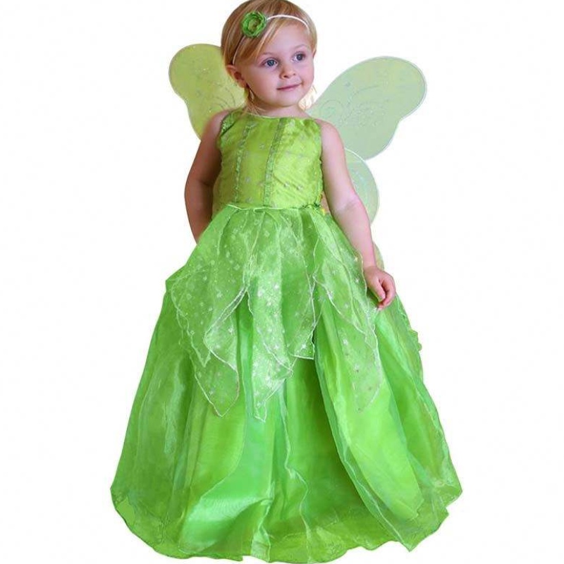 Fancy Halloween Christmas Dress Up 2-11y Little Girl Princess Tinker Bell Costume HCTB-002
