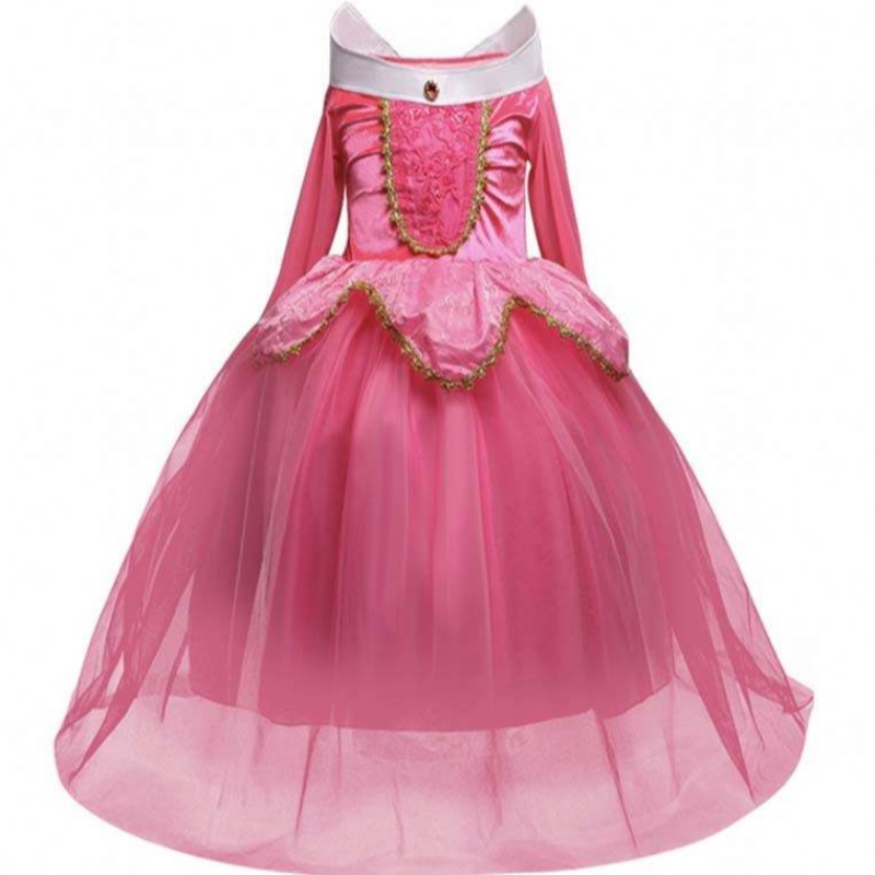 Halloween Costume Children Sleeping Beauty Princess Party Girls Costume Robe 2-10 ans Aurora Princess Dress HCSP-002