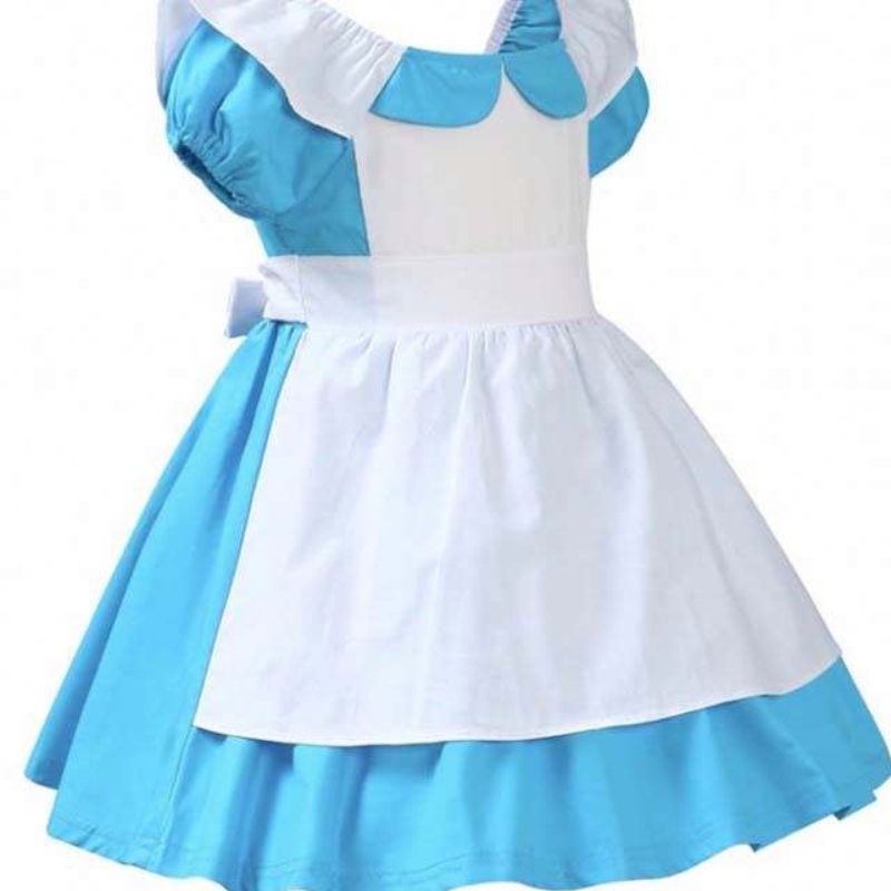 Costumes pour enfants Vêtements Blanche Blanche Alice Infant 100% coton 2-6 ans