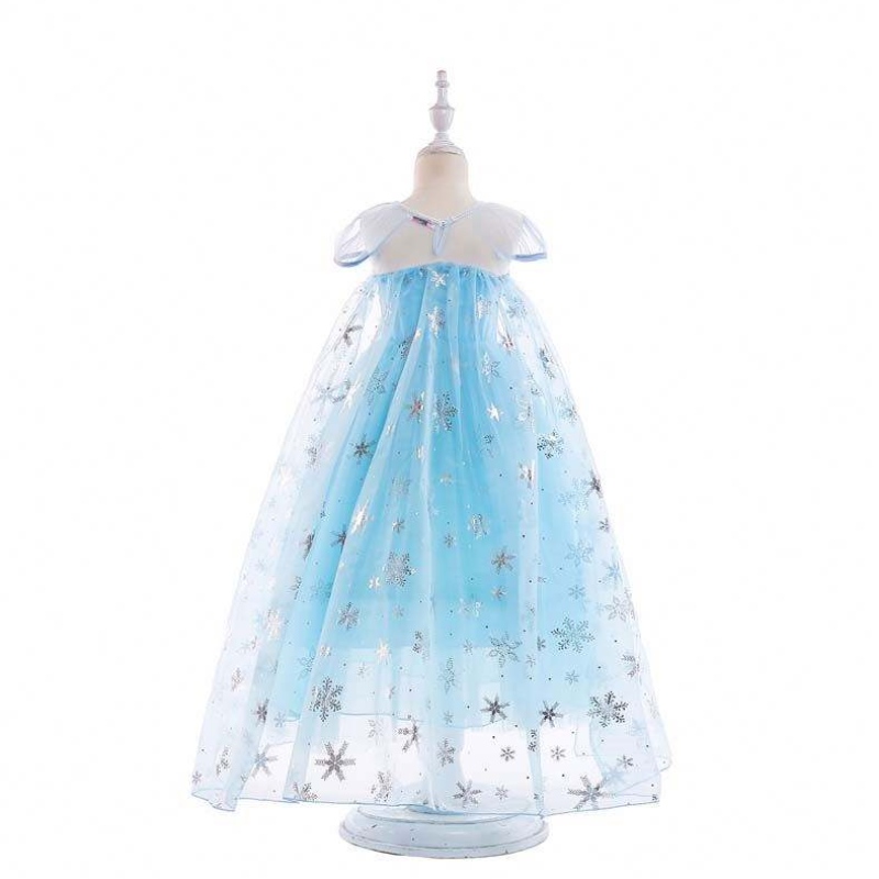 Princess Costumes Birthday Party Dress Up Little Girls Elsa Beadings Princess Dress HCGD-044