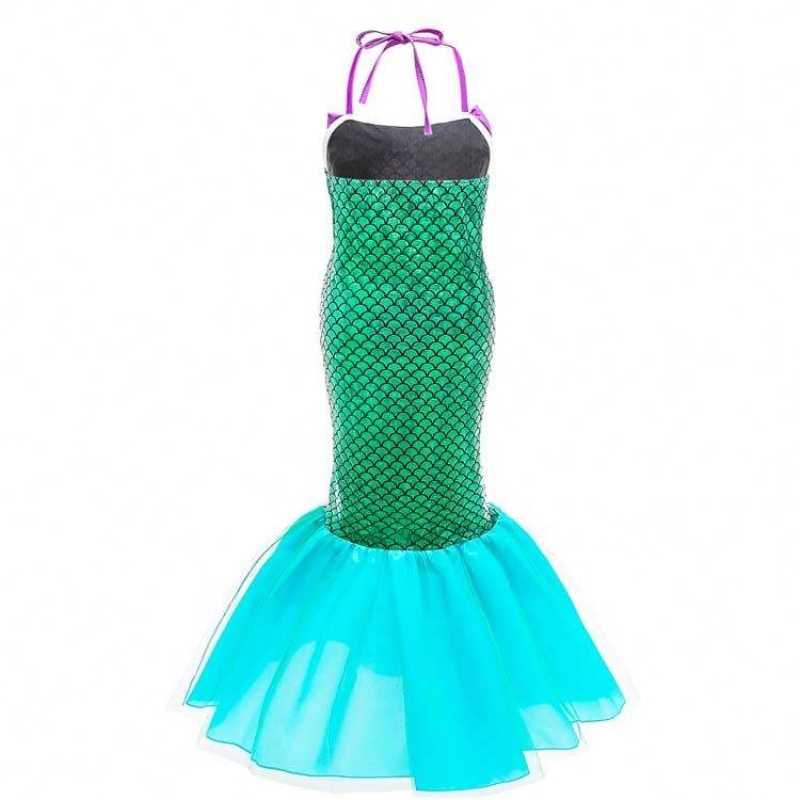 Amazon Top Vender Kids Carnival Party petite fille Costume de sirène pour les enfants avec accessoires DGHC-028