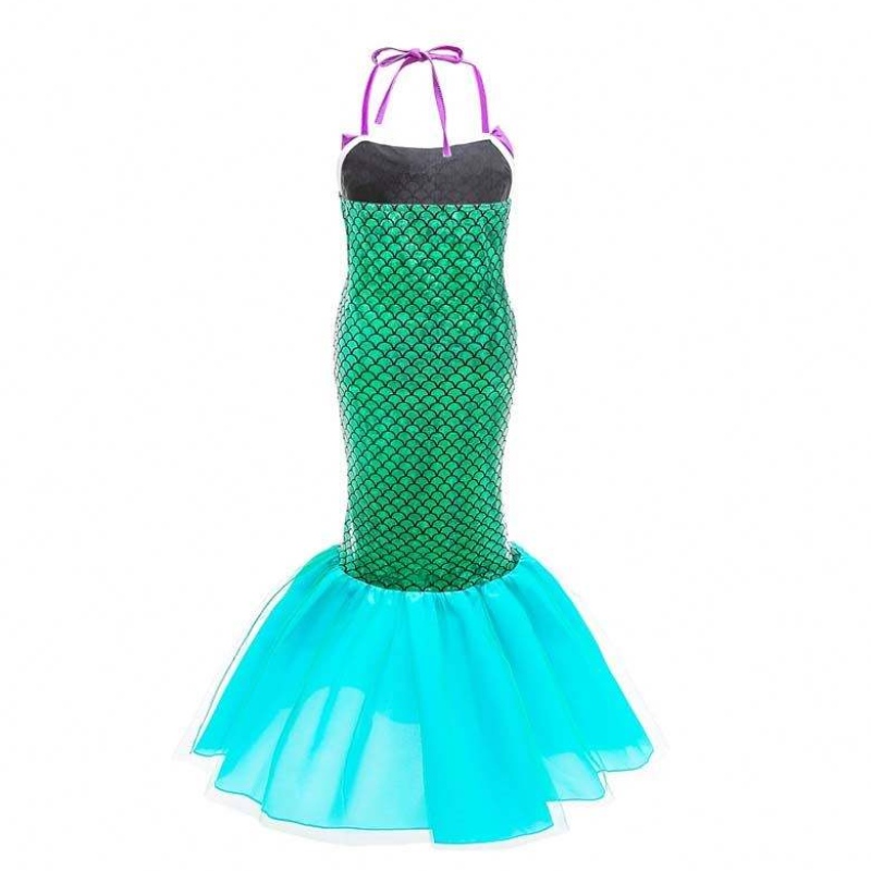 Enfants personnalisés Petites vêtements de sirène Costume de sirène de fantaisie pour les filles