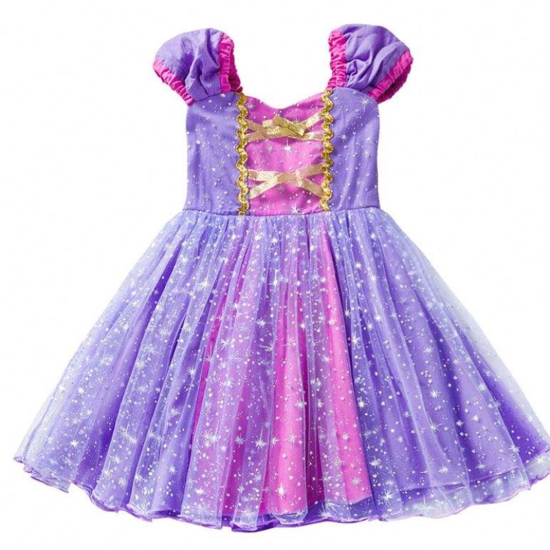 Robe robe de haute qualité Rapunzel Princess pour des personnages enchevêt