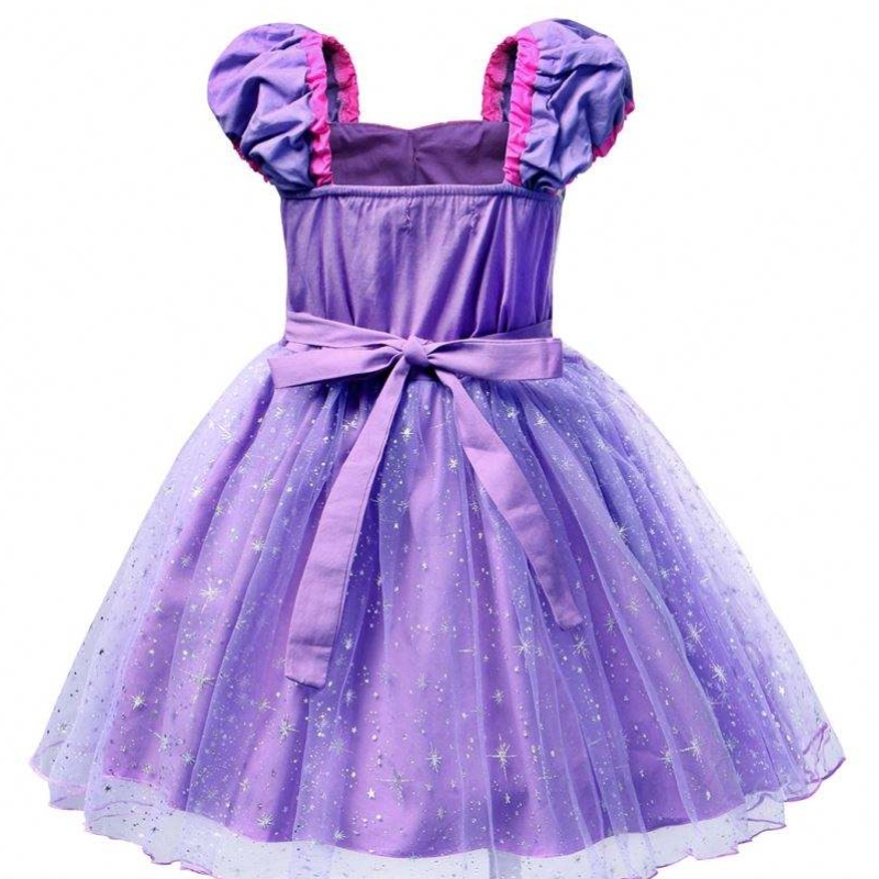 Robe robe de haute qualité Rapunzel Princess pour des personnages enchevêt